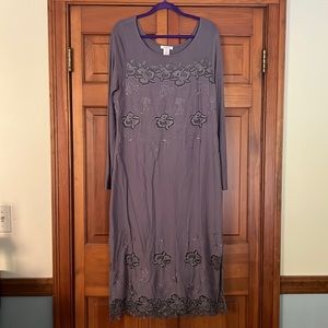Sundance embroidered long dress size 12